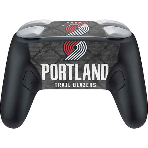NBA Portland Trail Blazers Dark Rust Nintendo Switch 2 (2025) Pro Controller Skin