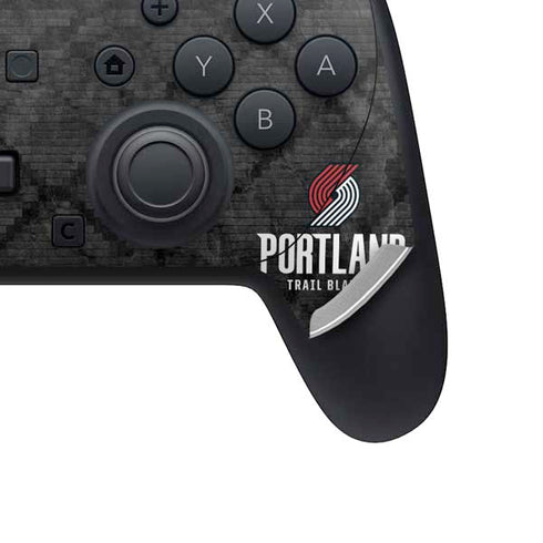 NBA Portland Trail Blazers Dark Rust Nintendo Switch 2 (2025) Pro Controller Skin