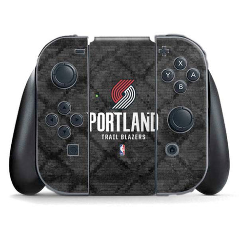 NBA Portland Trail Blazers Dark Rust Nintendo Skins