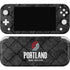 NBA Portland Trail Blazers Dark Rust Nintendo Switch Lite Skin
