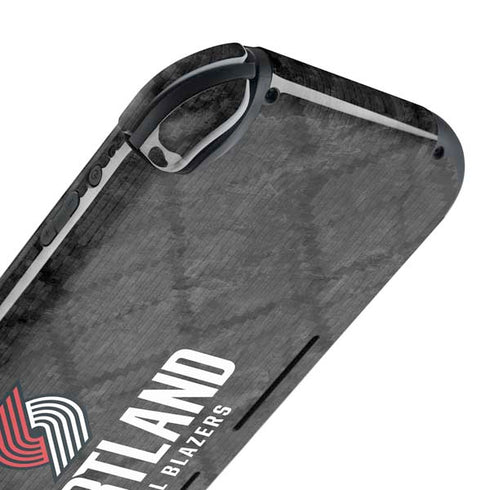 NBA Portland Trail Blazers Dark Rust Nintendo Switch Lite Skin