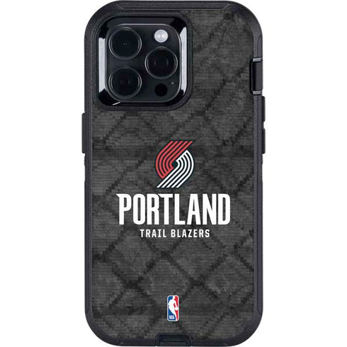 NBA Portland Trail Blazers Dark Rust Otterbox Defender iPhone Skin
