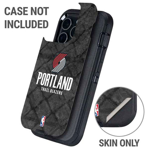 NBA Portland Trail Blazers Dark Rust Otterbox Defender iPhone Skin