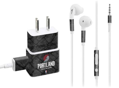 NBA Portland Trail Blazers Dark Rust Phone Charger Skin