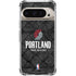 NBA Portland Trail Blazers Dark Rust Pixel 9/9 Pro Clear Case