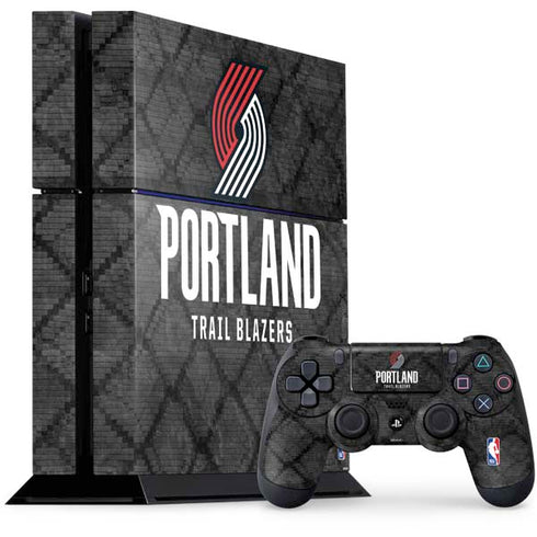 NBA Portland Trail Blazers Dark Rust PlayStation PS4 Skins
