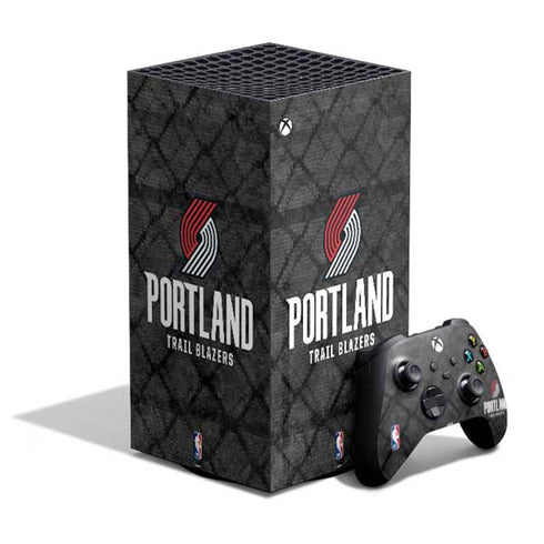 NBA Portland Trail Blazers Dark Rust XBox Series X Digital Edition Bundle Skin