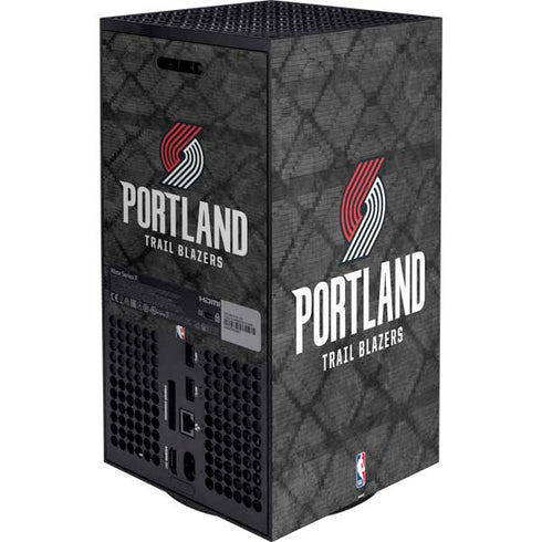 NBA Portland Trail Blazers Dark Rust XBox Series X Digital Edition Bundle Skin