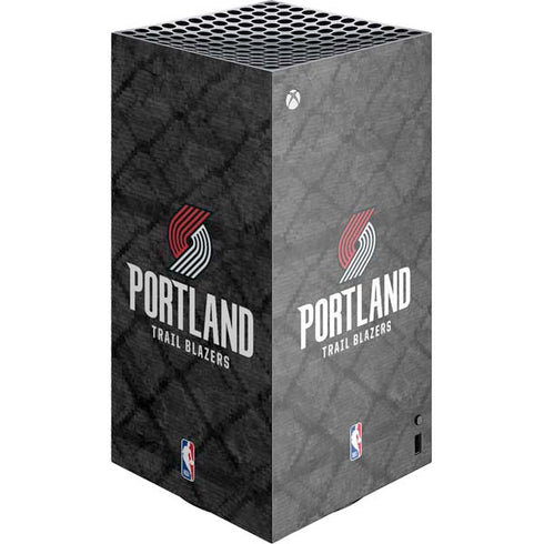 NBA Portland Trail Blazers Dark Rust XBox Series X Digital Edition Console Skin
