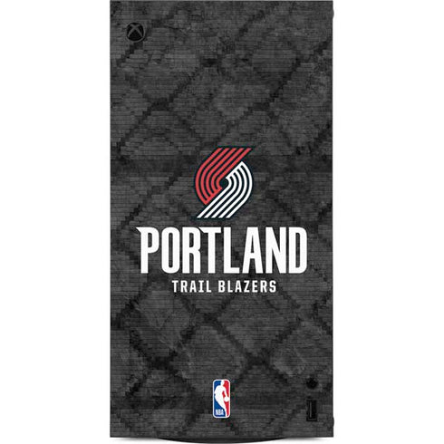 NBA Portland Trail Blazers Dark Rust XBox Series X Digital Edition Console Skin