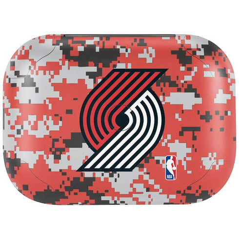 NBA Portland Trail Blazers Digi Camo Amazon Echo Buds Skin