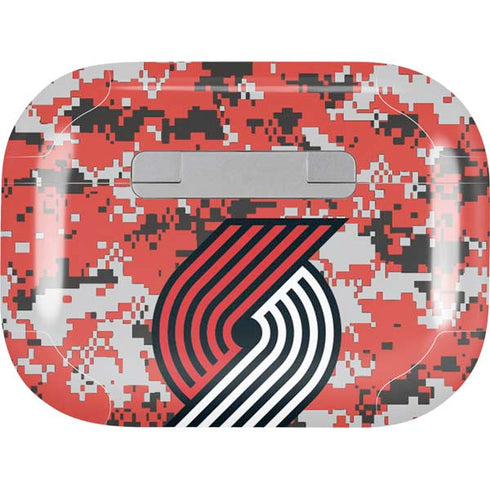 NBA Portland Trail Blazers Digi Camo Apple AirPods Pro Skin