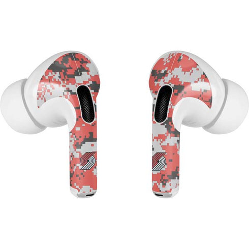 NBA Portland Trail Blazers Digi Camo Apple AirPods Pro Skin