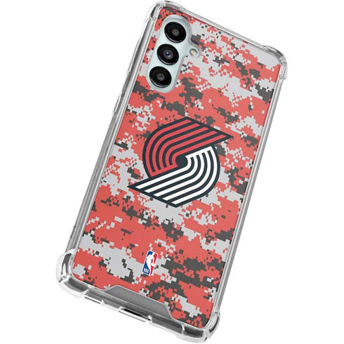 NBA Portland Trail Blazers Digi Camo Galaxy A16 5G Clear Case