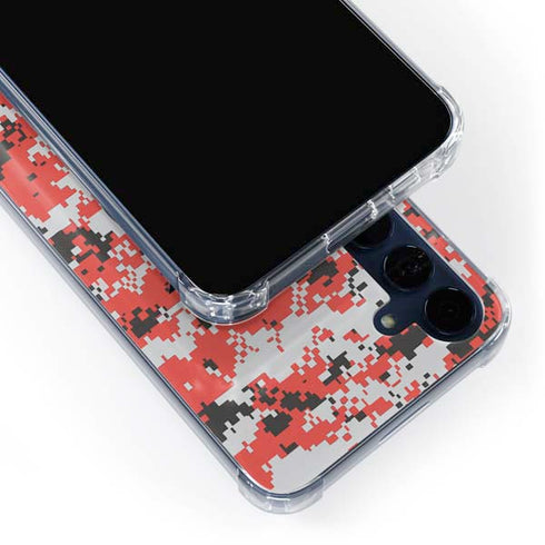 NBA Portland Trail Blazers Digi Camo Galaxy A35 5G Clear Case