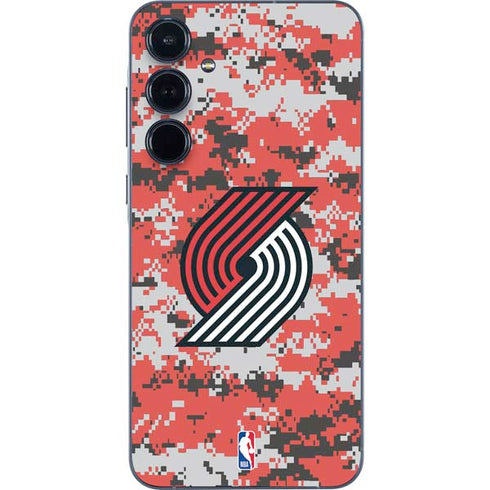 NBA Portland Trail Blazers Digi Camo Galaxy A36 5G Skin