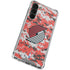 NBA Portland Trail Blazers Digi Camo Galaxy S24 FE Clear Case