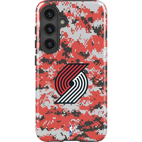 NBA Portland Trail Blazers Digi Camo Galaxy S25 Impact Case