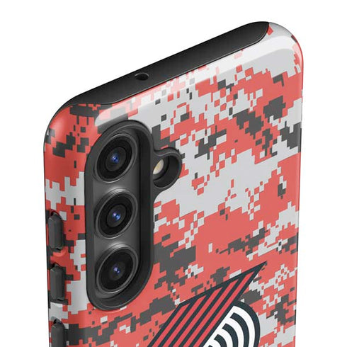NBA Portland Trail Blazers Digi Camo Galaxy S25 Impact Case