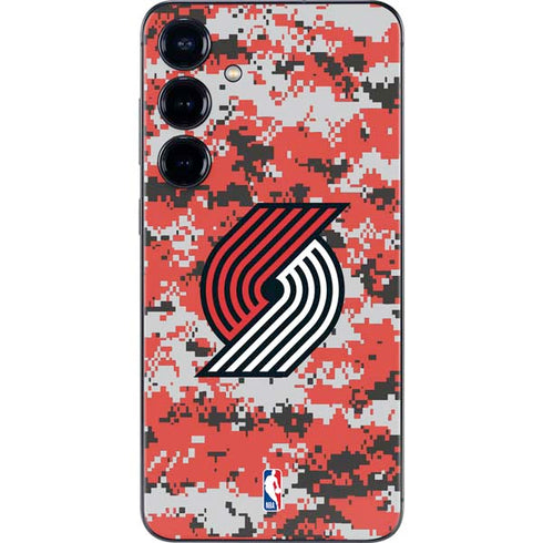 NBA Portland Trail Blazers Digi Camo Galaxy S24 Plus Skin