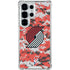 NBA Portland Trail Blazers Digi Camo Galaxy S25 Ultra Clear Case