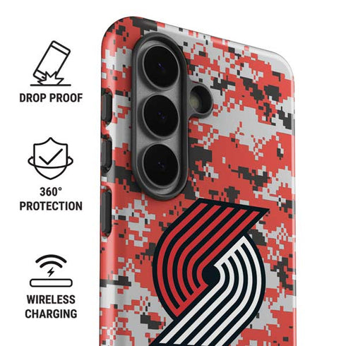 NBA Portland Trail Blazers Digi Camo Galaxy S26 Impact Case