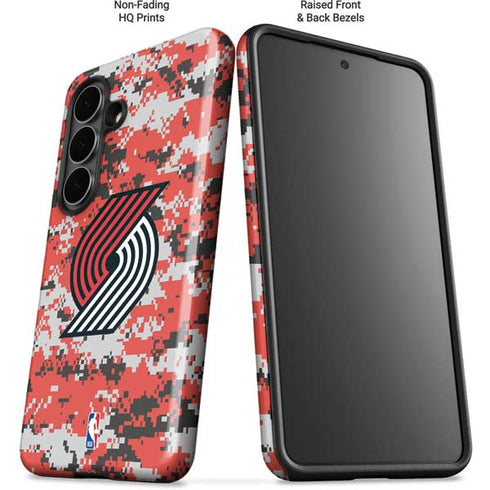 NBA Portland Trail Blazers Digi Camo Galaxy S26 Plus Impact Case