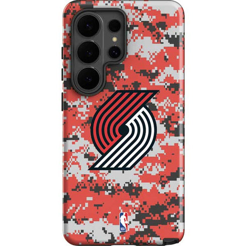NBA Portland Trail Blazers Digi Camo Galaxy S26 Ultra Impact Case