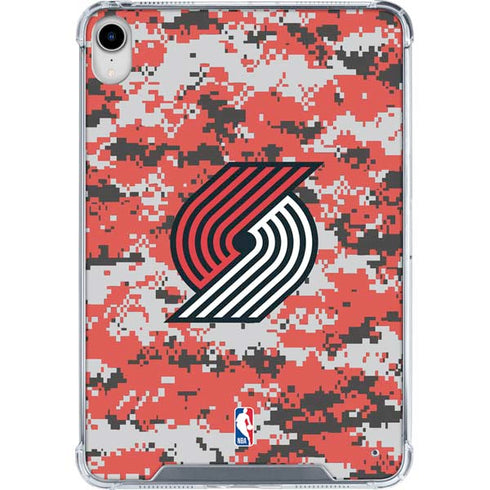 NBA Portland Trail Blazers Digi Camo iPad 11th Gen (2025) Clear Case