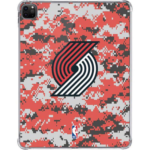 NBA Portland Trail Blazers Digi Camo iPad Pro 11in (2024) Clear Case