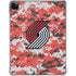 NBA Portland Trail Blazers Digi Camo iPad Pro 11in (2024) Clear Case