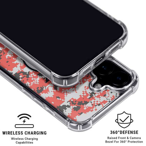 NBA Portland Trail Blazers Digi Camo iPhone 16 Plus MagSafe Case