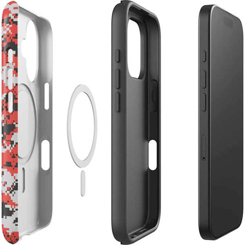 NBA Portland Trail Blazers Digi Camo iPhone 16 Plus Magsafe Impact Case