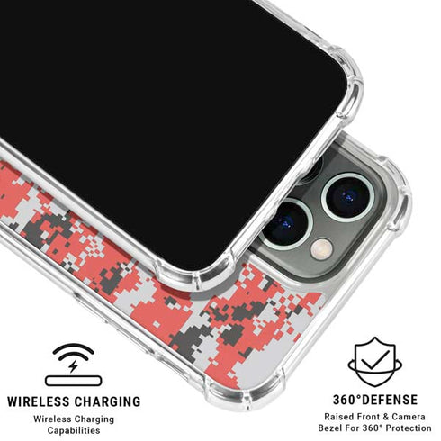 NBA Portland Trail Blazers Digi Camo iPhone 16 Pro Max Clear Case