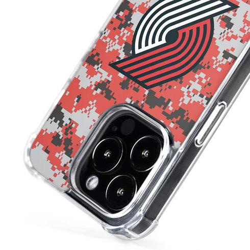 NBA Portland Trail Blazers Digi Camo iPhone 16 Pro Max MagSafe Case