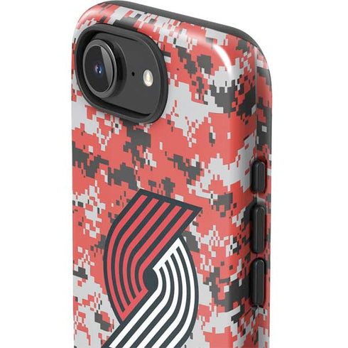 NBA Portland Trail Blazers Digi Camo iPhone 16e Impact Case