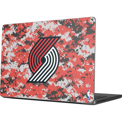 NBA Portland Trail Blazers Digi Camo Apple MacBook Pro 14-inch Skin