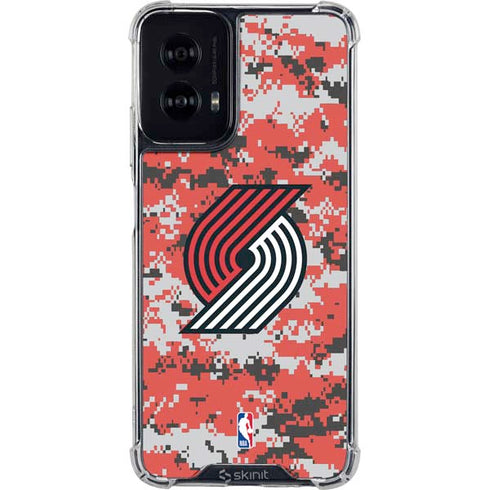 NBA Portland Trail Blazers Digi Camo Moto G Power 5G (2024) Clear Case