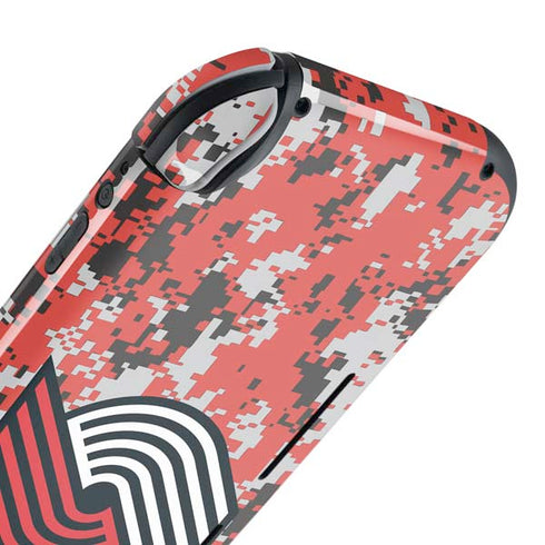 NBA Portland Trail Blazers Digi Camo Nintendo Switch Lite Skin