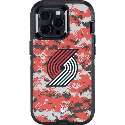 NBA Portland Trail Blazers Digi Camo Otterbox Defender iPhone Skin