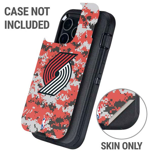 NBA Portland Trail Blazers Digi Camo Otterbox Defender iPhone Skin
