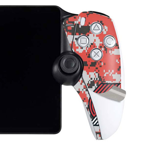 NBA Portland Trail Blazers Digi Camo PlayStation Portal Remote Player Skin