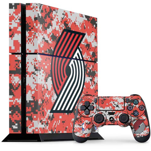 NBA Portland Trail Blazers Digi Camo PlayStation PS4 Skins