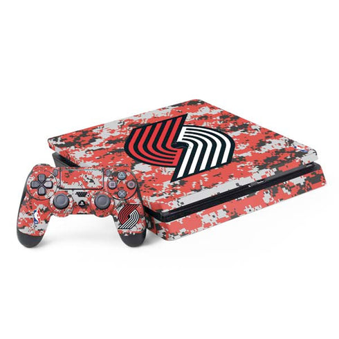 NBA Portland Trail Blazers Digi Camo PlayStation PS4 Skins