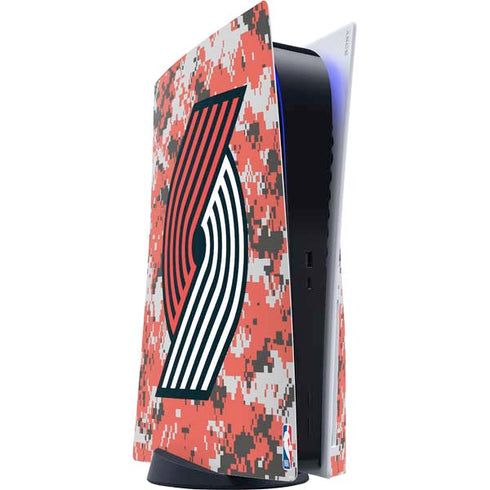 NBA Portland Trail Blazers Digi Camo PlayStation PS5 Skins