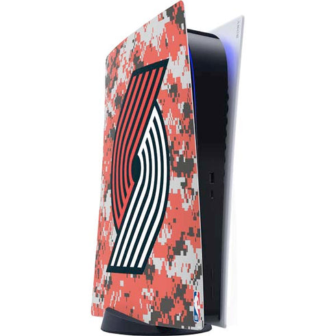 NBA Portland Trail Blazers Digi Camo PlayStation PS5 Skins