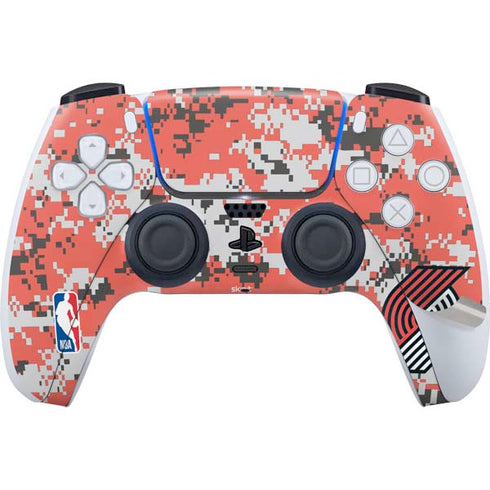NBA Portland Trail Blazers Digi Camo PS5 Pro Bundle Skin