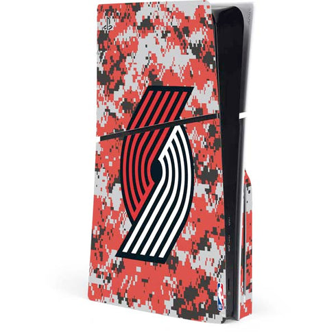 NBA Portland Trail Blazers Digi Camo PlayStation PS5 Skins