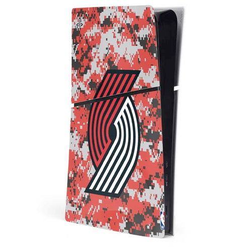 NBA Portland Trail Blazers Digi Camo PlayStation PS5 Skins