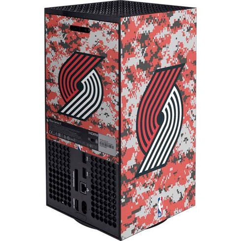 NBA Portland Trail Blazers Digi Camo XBox Series X Digital Edition Bundle Skin